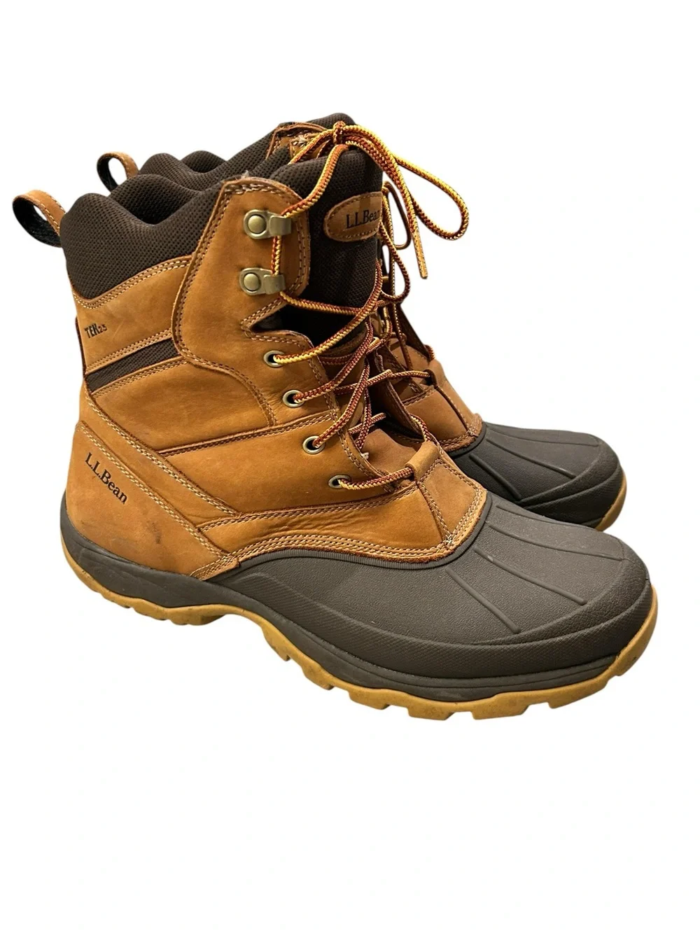 L.L. Bean Men’s Brown Waterproof Duck Boots